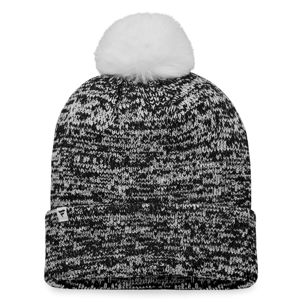 NHL Ottawa Senators Fanatics Women's Glimmer Cuffed Knit Hat with Pom - Black