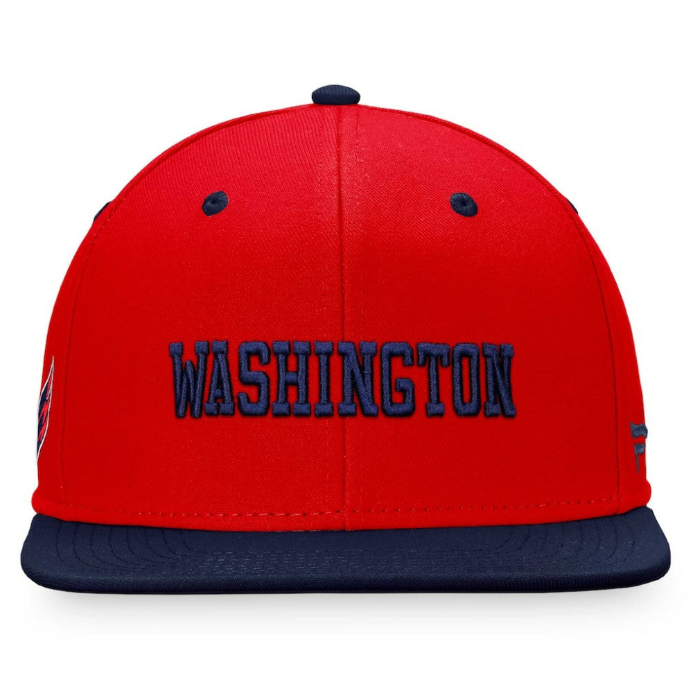 NHL Washington Capitals Fanatics Heritage City Two-Tone Snapback Hat - Red/Navy