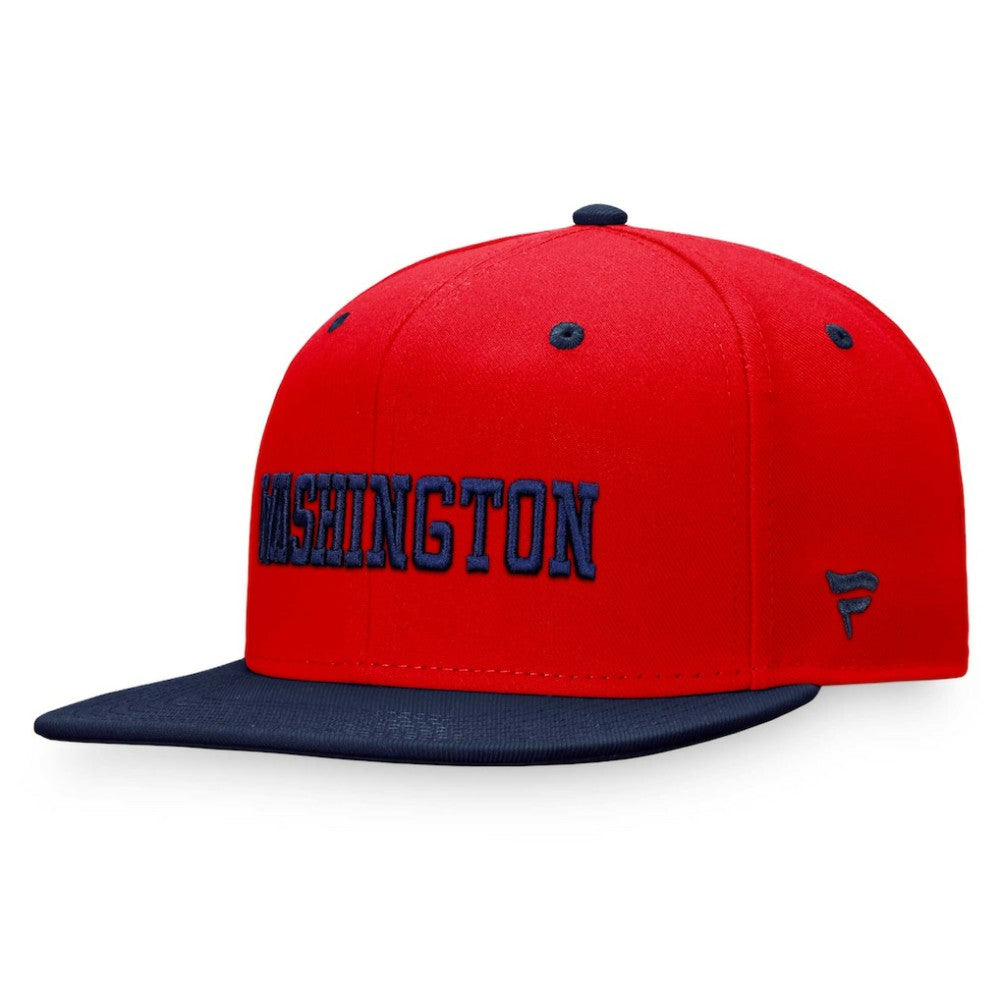 NHL Washington Capitals Fanatics Heritage City Two-Tone Snapback Hat - Red/Navy