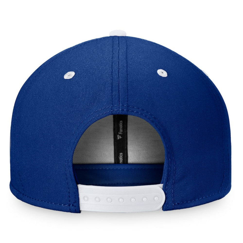 NHL Toronto Maple Leafs Fanatics Heritage Retro Two-Tone Snapback Hat - Blue/White
