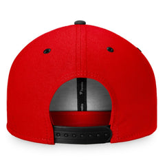 NHL Chicago Blackhawks Fanatics Heritage Retro Two-Tone Snapback Hat - Red/Black
