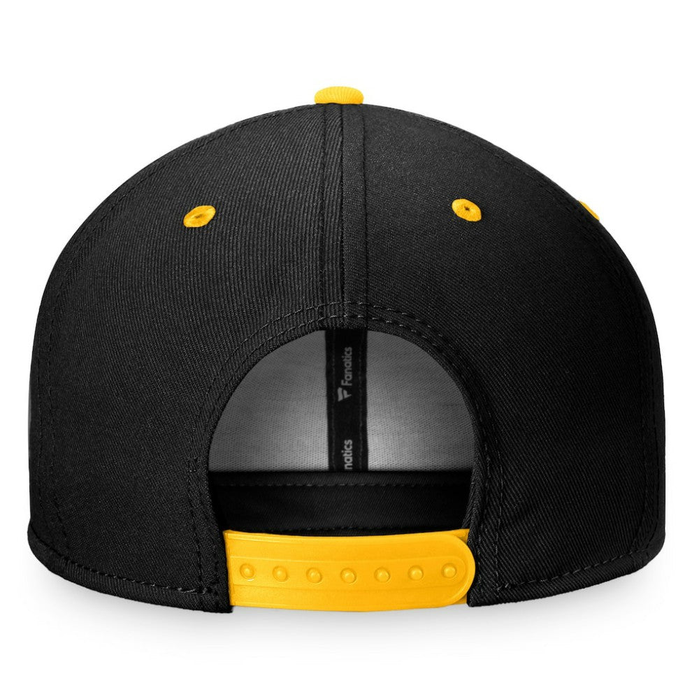 NHL Boston Bruins Fanatics Heritage Retro Two-Tone Snapback Hat - Black/Gold