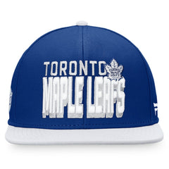 NHL Toronto Maple Leafs Fanatics Heritage Retro Two-Tone Snapback Hat - Blue/White