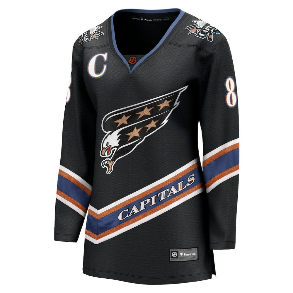 NHL Alexander Ovechkin Washington Capitals Fanatics Women's Special Edition 2.0 Breakaway Player Jersey - Black