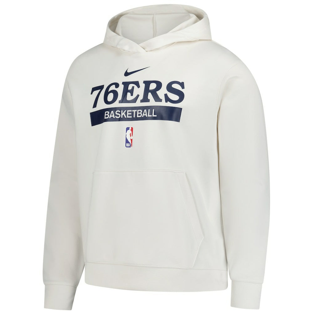 Philadelphia 76ers 2022/23 Spotlight On-Court Practice Performance Pullover Hoodie Cream