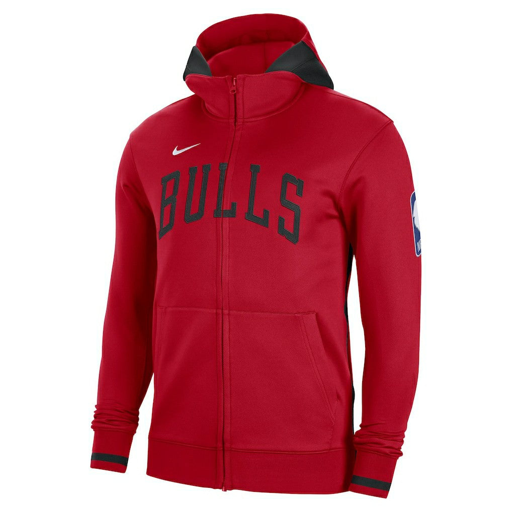 Chicago Bulls Authentic Showtime Performance Full-Zip Hoodie Red