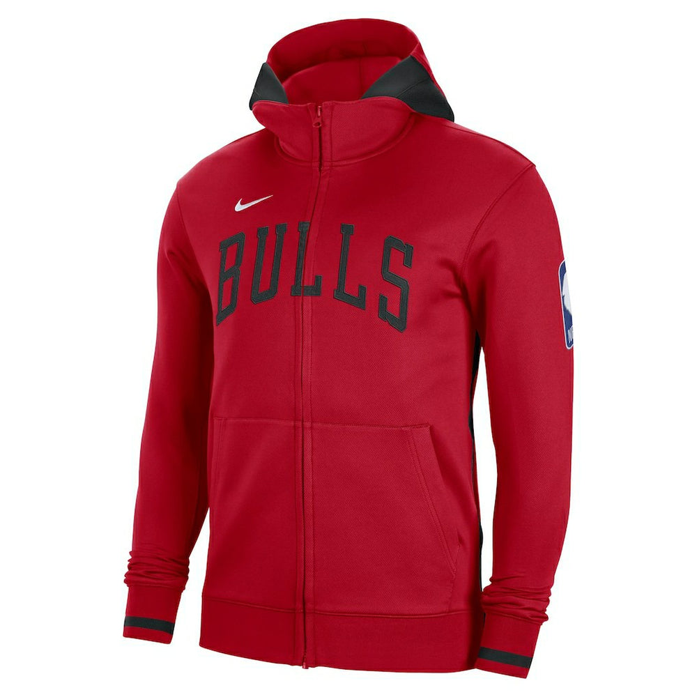 Chicago Bulls Authentic Showtime Performance Full-Zip Hoodie Red