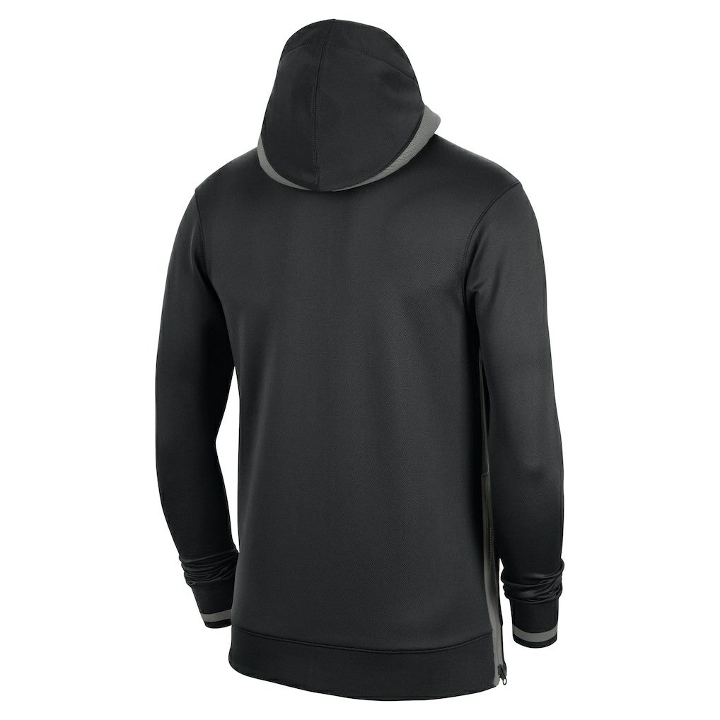 Brooklyn Nets Authentic Showtime Performance Full-Zip Hoodie Black