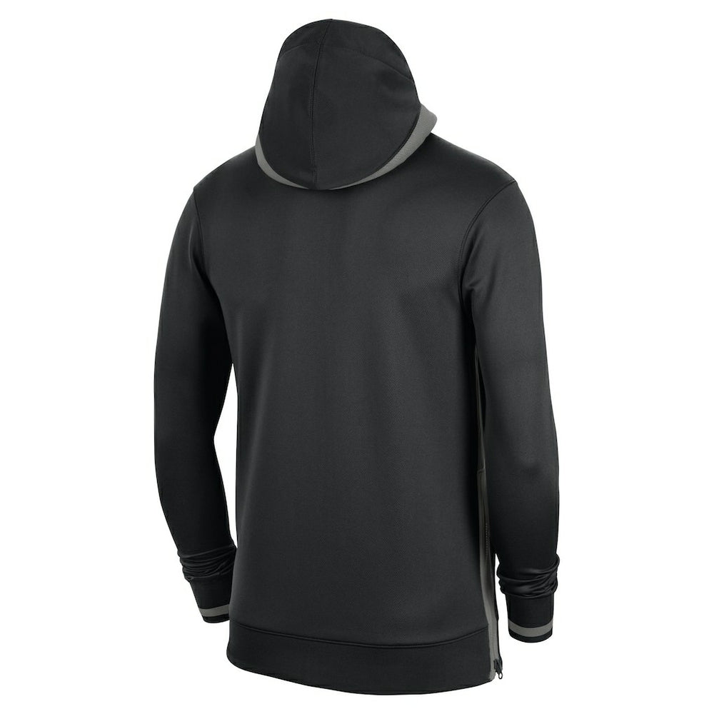 Brooklyn Nets Authentic Showtime Performance Full-Zip Hoodie Black