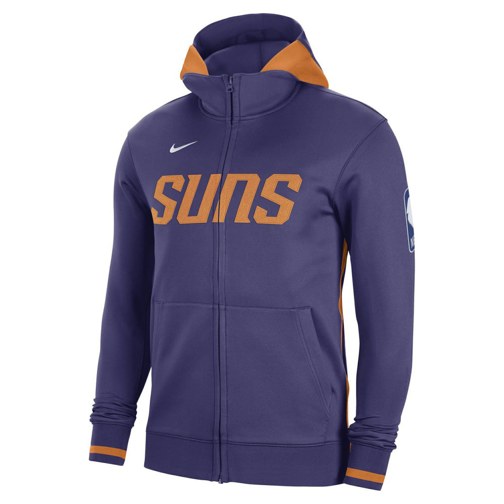 Phoenix Suns Authentic Showtime Performance Full-Zip Hoodie Purple