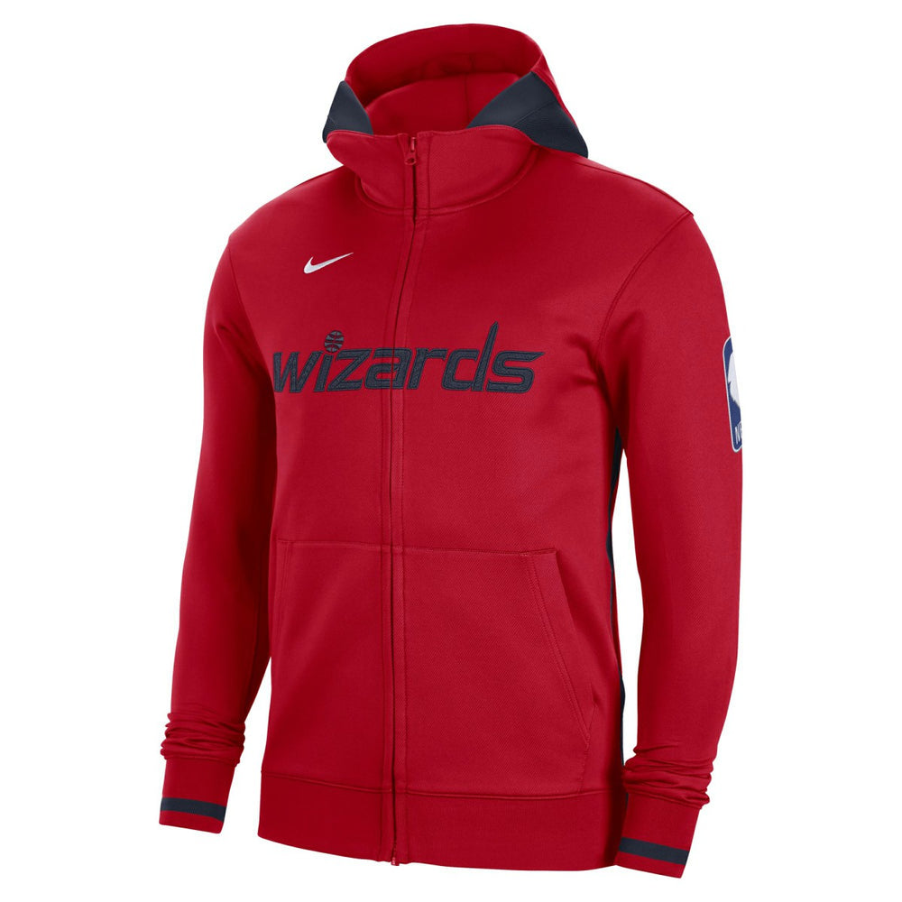 Washington Wizards Authentic Showtime Performance Full-Zip Hoodie Red