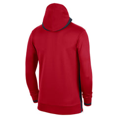Washington Wizards Authentic Showtime Performance Full-Zip Hoodie Red