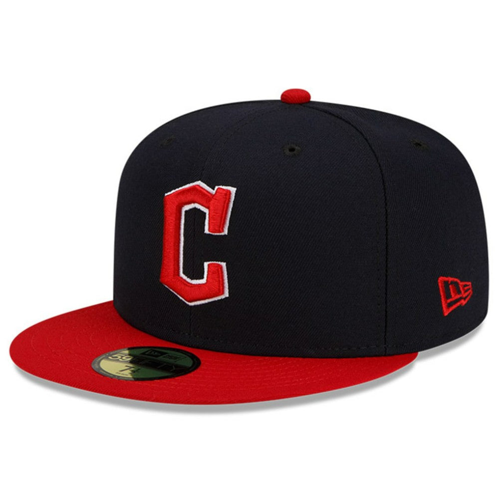 Cleveland Guardians New Era Home Authentic Collection On-Field 59FIFTY Fitted Hat - Navy/Red Hats