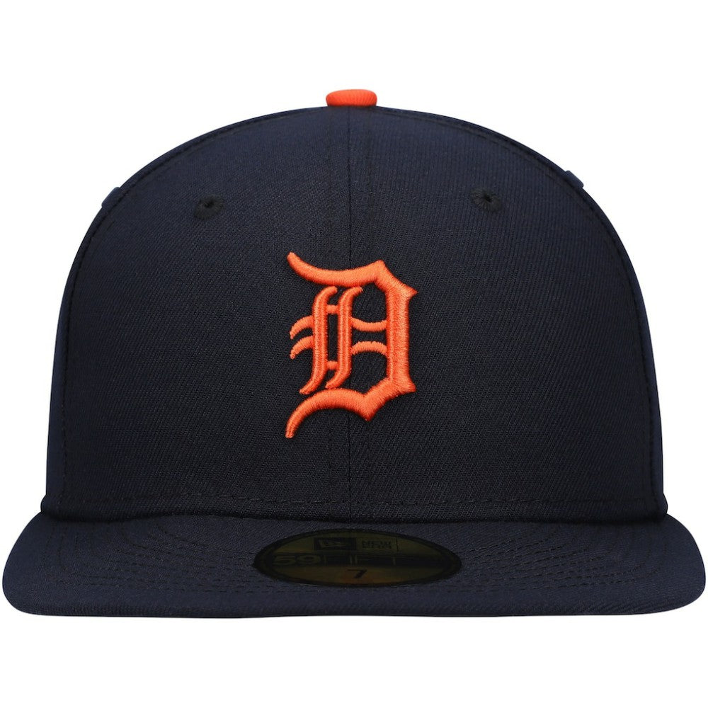 Detroit Tigers New Era Authentic Collection On-Field Road 59FIFTY Fitted Hat - Navy Hats