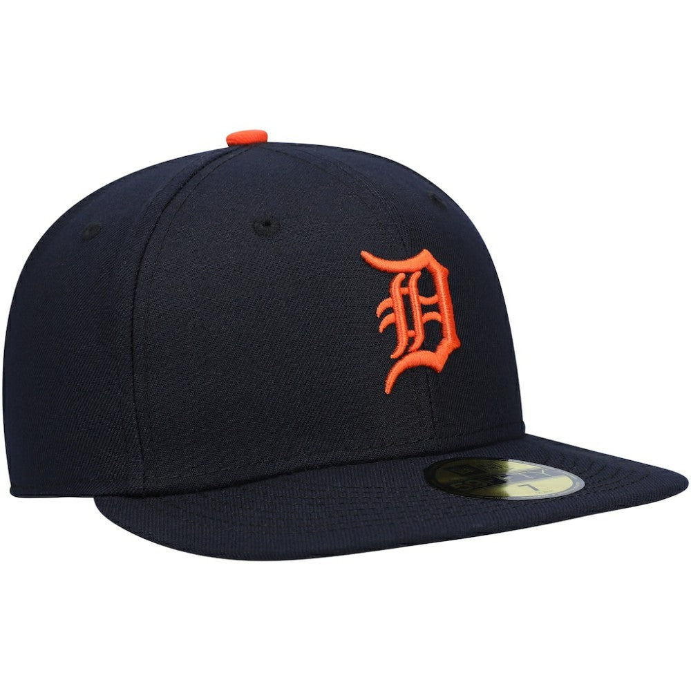 Detroit Tigers New Era Authentic Collection On-Field Road 59FIFTY Fitted Hat - Navy Hats