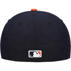 Detroit Tigers New Era Authentic Collection On-Field Road 59FIFTY Fitted Hat - Navy Hats