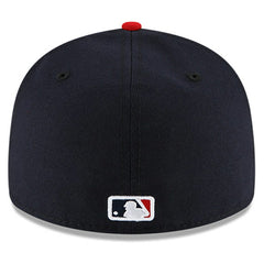 Cleveland Guardians New Era Authentic Collection On-Field Home Low Profile 59FIFTY Fitted Hat - Navy/Red Hats