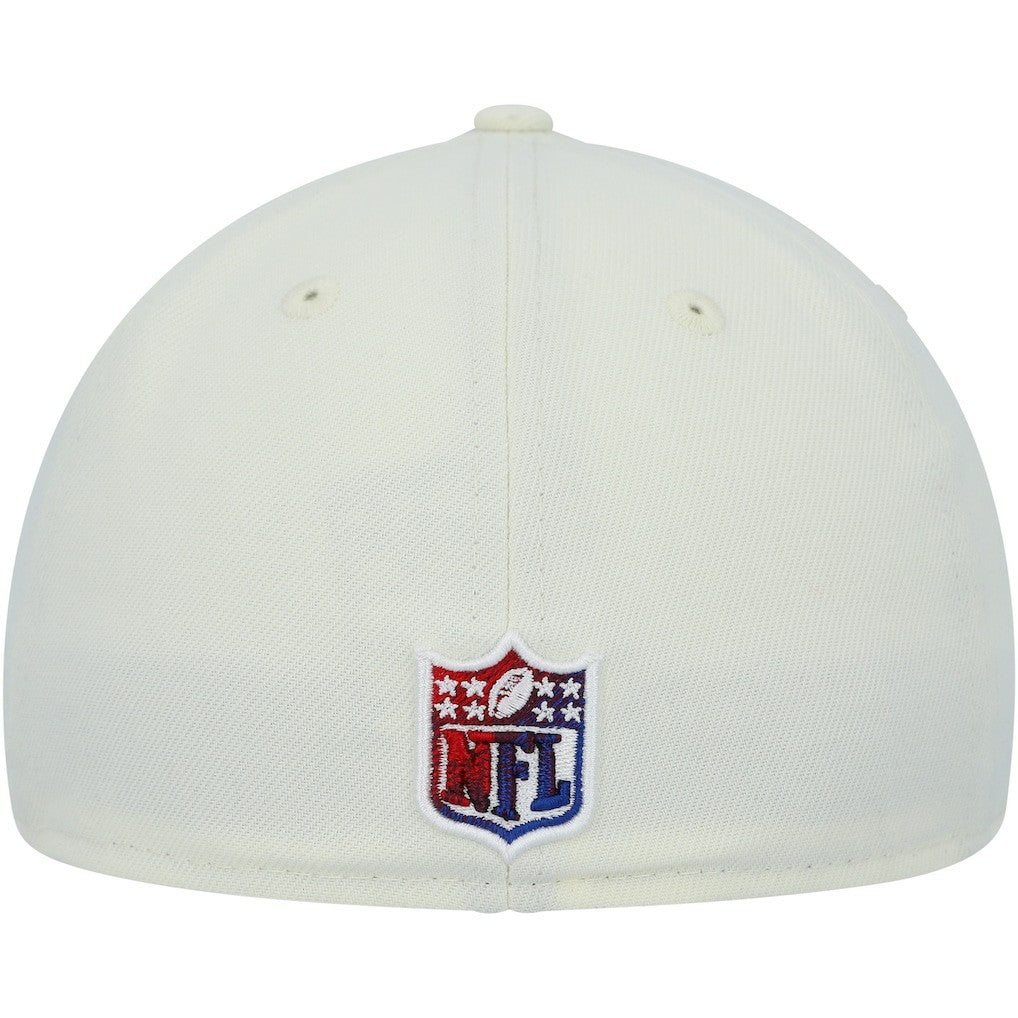 New York Giants New Era Chrome Color Dim 59FIFTY Fitted Hat Cream