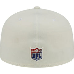 New York Giants New Era Chrome Color Dim 59FIFTY Fitted Hat Cream
