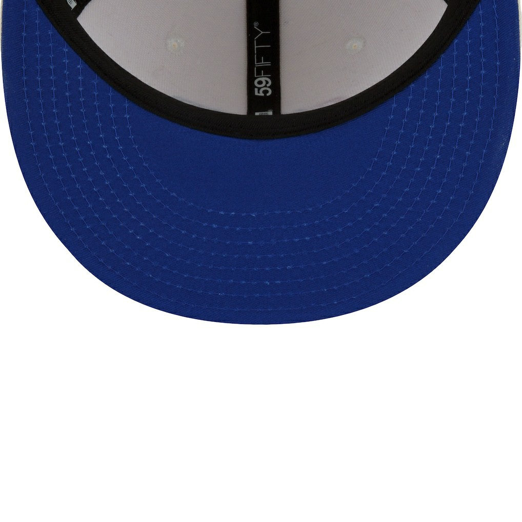New York Giants New Era Chrome Color Dim 59FIFTY Fitted Hat Cream