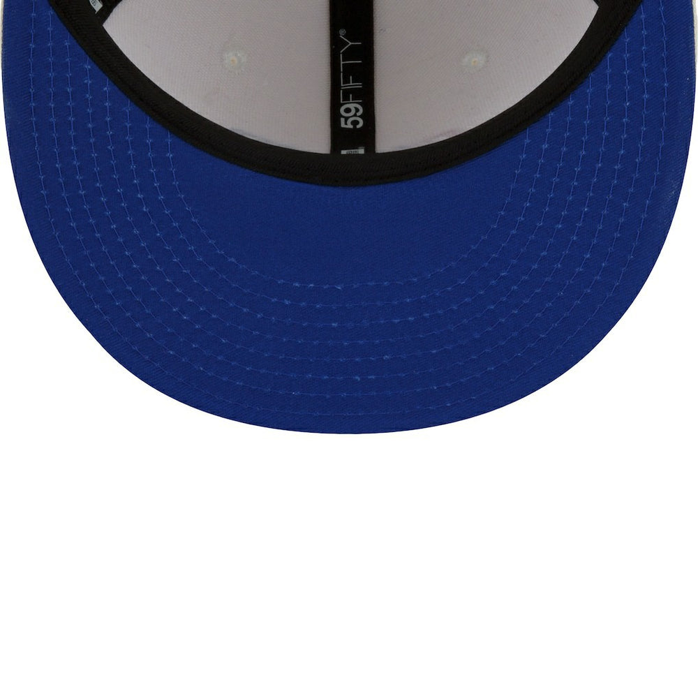 New York Giants New Era Chrome Color Dim 59FIFTY Fitted Hat Cream
