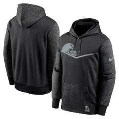 Cleveland Browns RFLCTV Chevron Pullover Hoodie Black