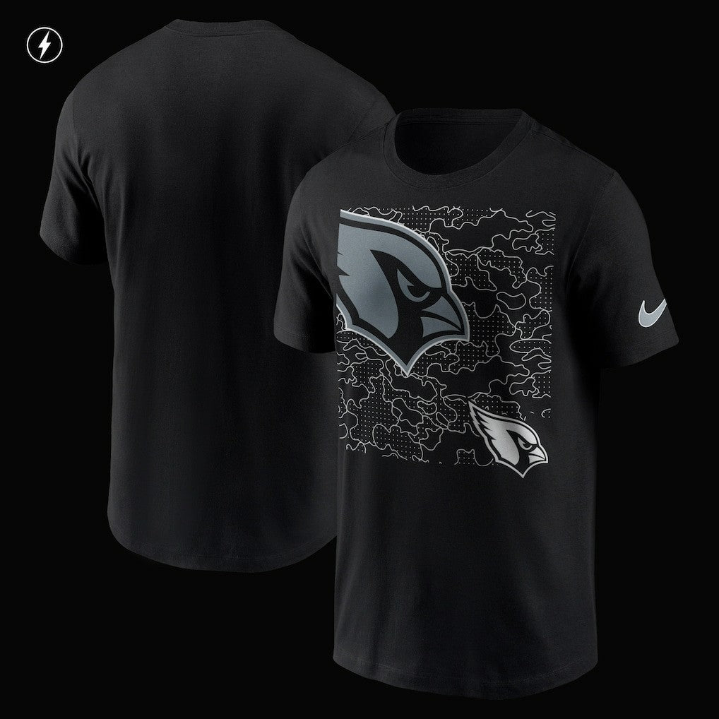 Arizona Cardinals RFLCTV T-Shirt Black