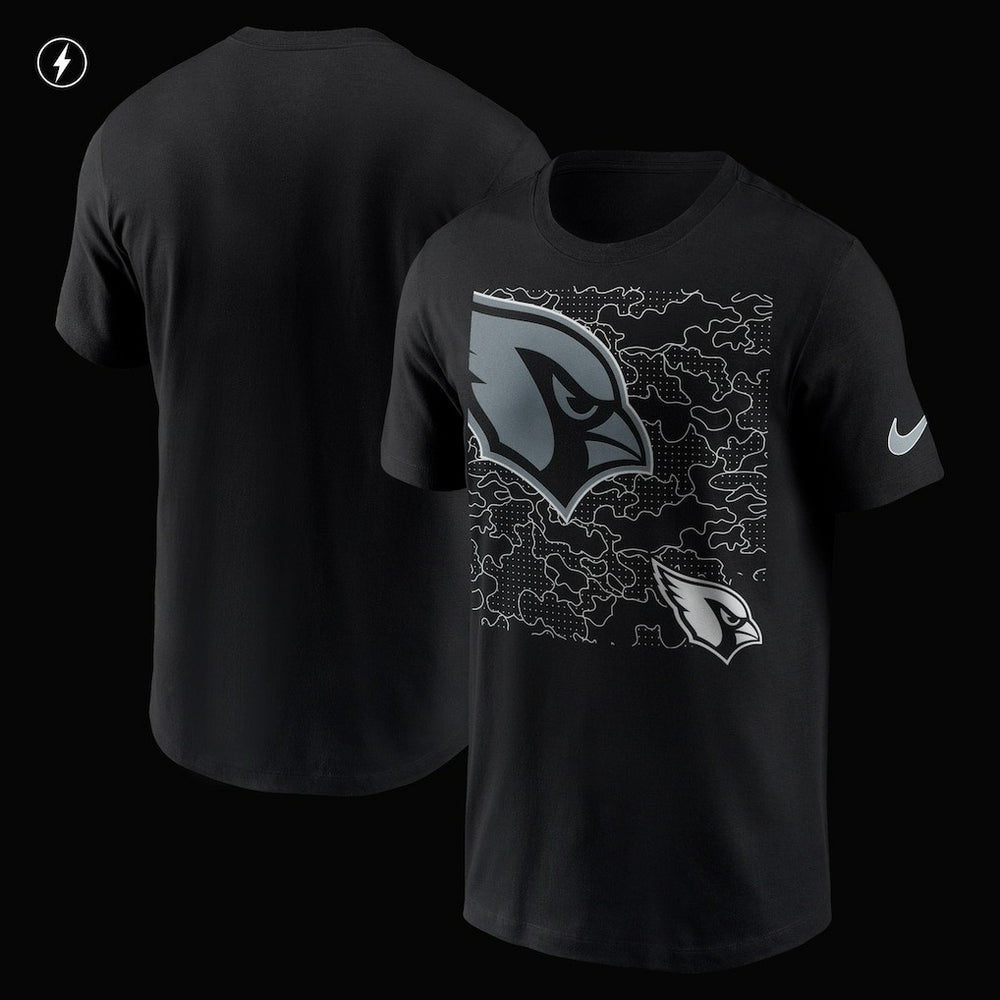 Arizona Cardinals RFLCTV T-Shirt Black