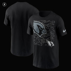 Arizona Cardinals RFLCTV T-Shirt Black