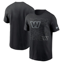 Washington Commanders RFLCTV T-Shirt Black