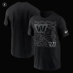 Washington Commanders RFLCTV T-Shirt Black