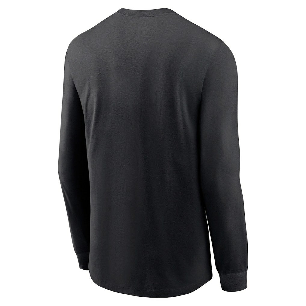 Las Vegas Raiders RFLCTV Name and Logo T-Shirt Black