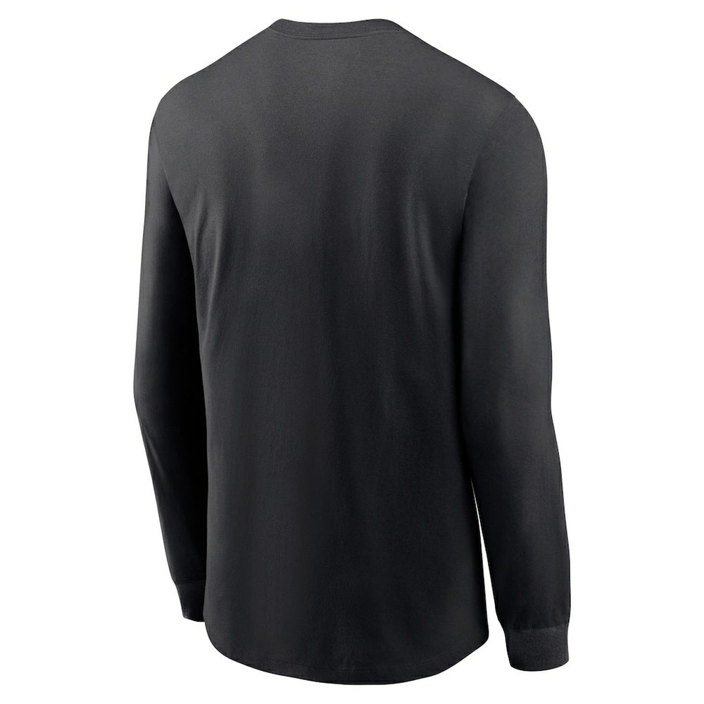 Las Vegas Raiders RFLCTV Name and Logo T-Shirt Black