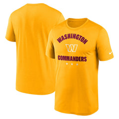 Washington Commanders Arch Legend T-Shirt Gold
