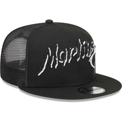 Miami Marlins New Era Street Trucker 9FIFTY Snapback Hat - Black Hats