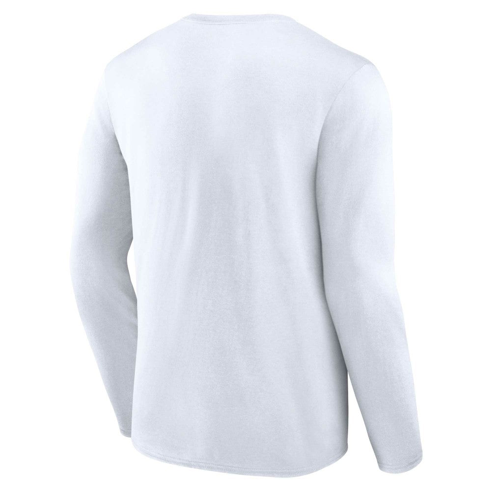 Milwaukee Brewers Fanatics Pressbox Long Sleeve T-Shirt - White T-shirts