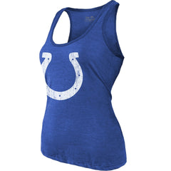 Jonathan Taylor Indianapolis Colts Majestic Threads Women's Player Name & Number Tri-Blend Tank Top Royal
