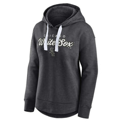 Chicago White Sox Fanatics Women's Set to Fly Pullover Hoodie - Heather Charcoal Hoodies
