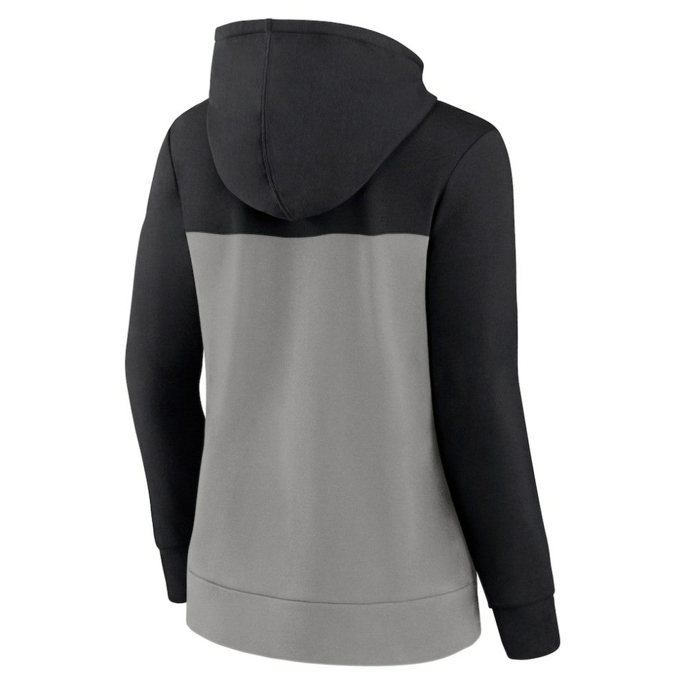 Chicago White Sox Fanatics Women's Take The Field Colorblocked Hoodie Full-Zip Jacket - Black/Gray Jackets