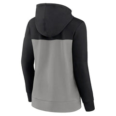 Chicago White Sox Fanatics Women's Take The Field Colorblocked Hoodie Full-Zip Jacket - Black/Gray Jackets