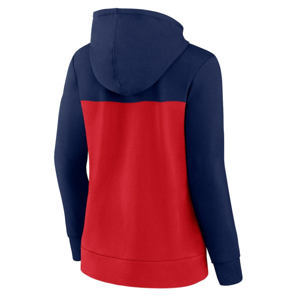 Boston Red Sox Fanatics Women's Take The Field Colorblocked Hoodie Full-Zip Jacket - Navy/Red Jackets