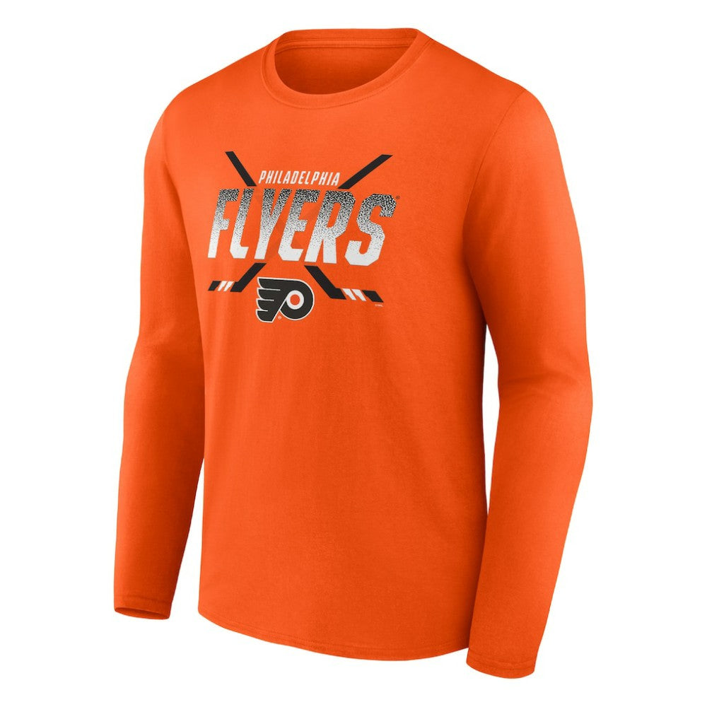 NHL Philadelphia Flyers Fanatics Covert Long Sleeve T-Shirt - Orange