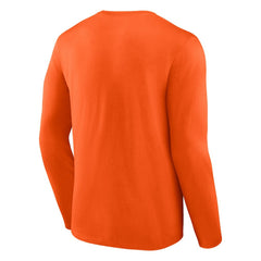 NHL Philadelphia Flyers Fanatics Covert Long Sleeve T-Shirt - Orange