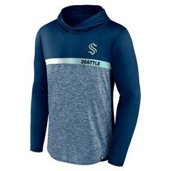 NHL Seattle Kraken Fanatics Podium Defender Pullover Hoodie - Deep Sea Blue