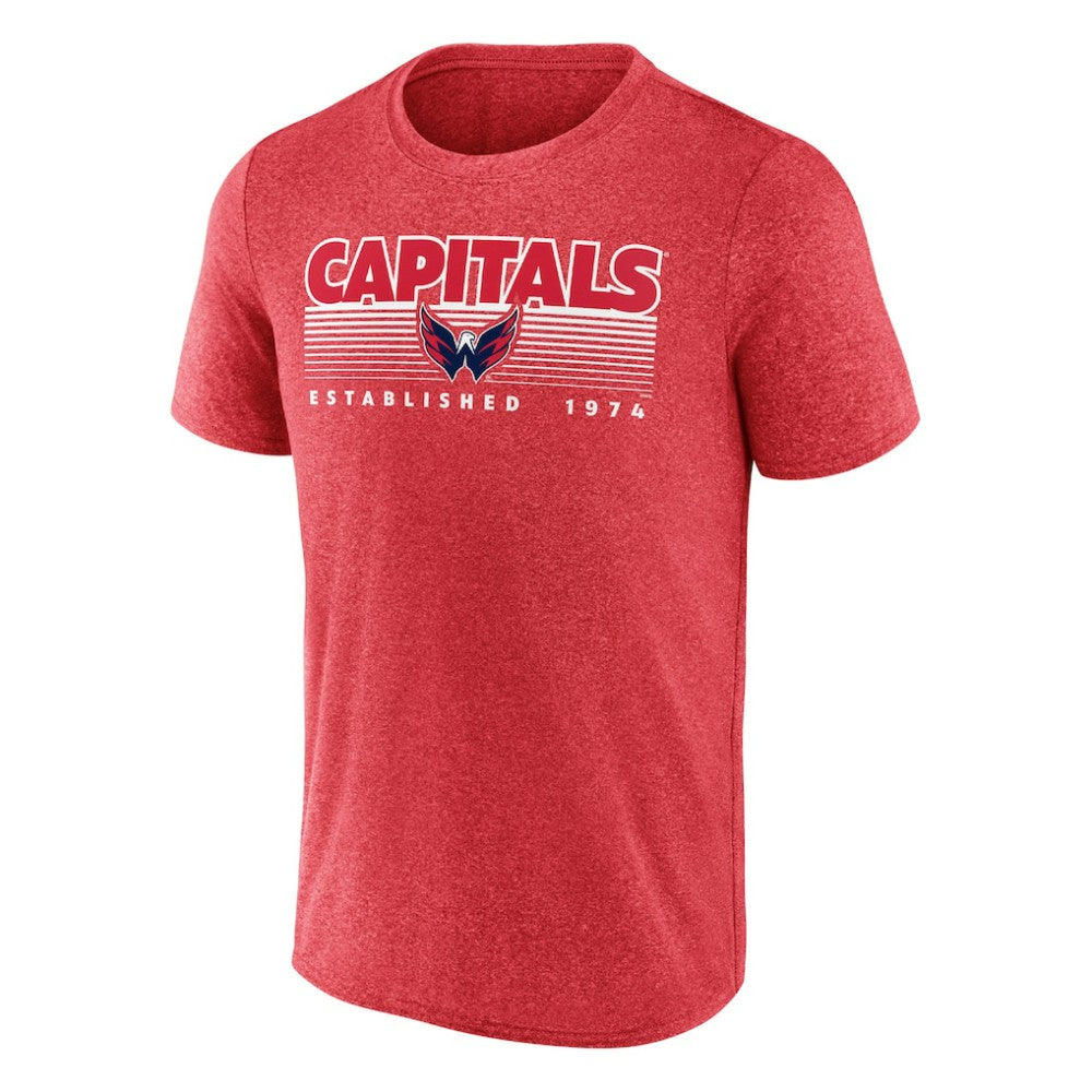 NHL Washington Capitals Fanatics Prodigy Performance T-Shirt - Heathered Red