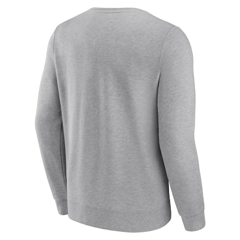 Brooklyn Nets True Classics Vint Pullover Sweatshirt Heathered Gray