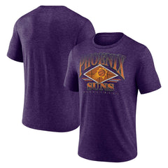 Phoenix Suns True Classics Power Phase Tri-Blend T-Shirt Heather Purple