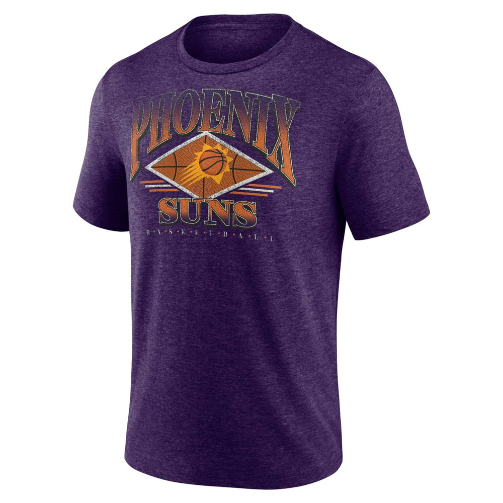 Phoenix Suns True Classics Power Phase Tri-Blend T-Shirt Heather Purple