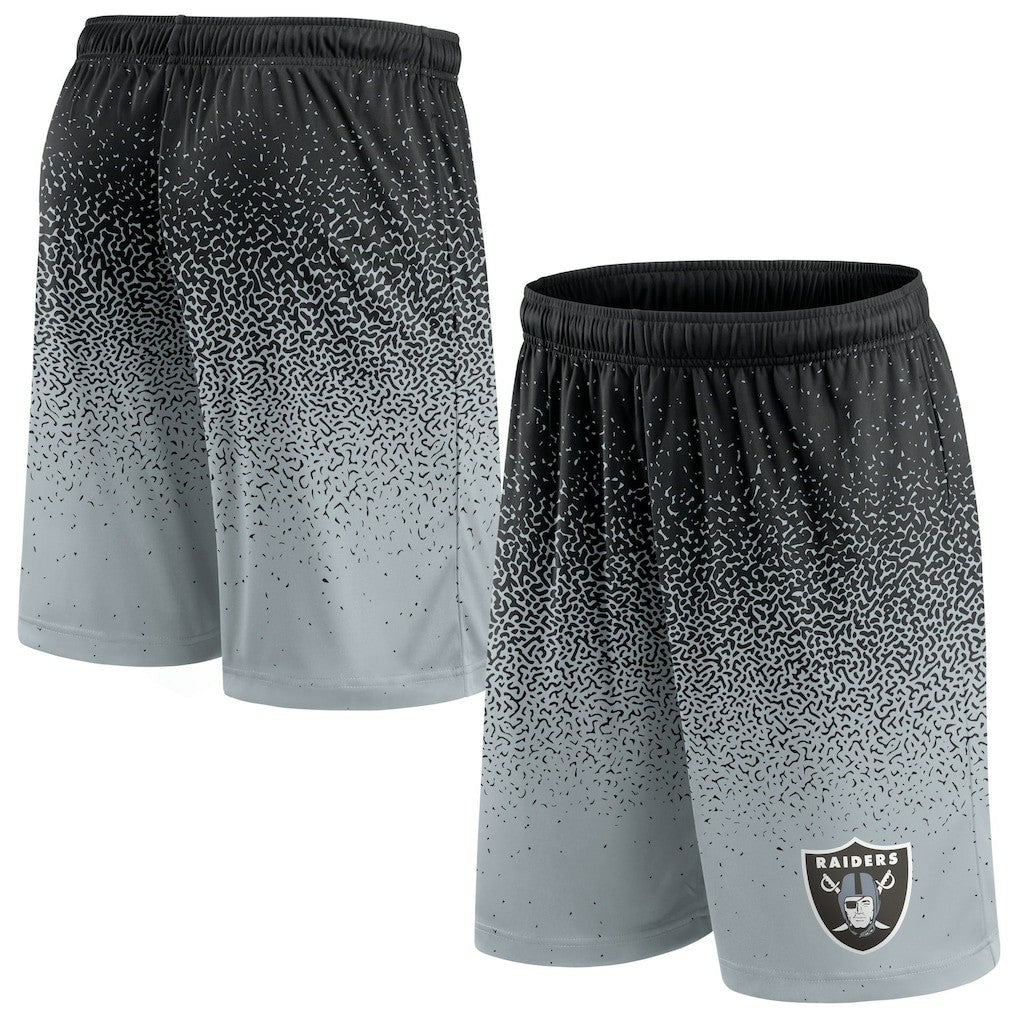 Las Vegas Raiders Ombre Shorts Black/Silver
