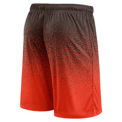 Cleveland Browns Ombre Shorts Brown/Orange